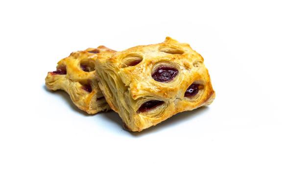 带浆果的酥皮甜馅饼照片摄影图片